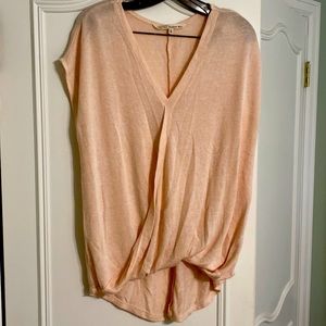 Faux wrap shirt